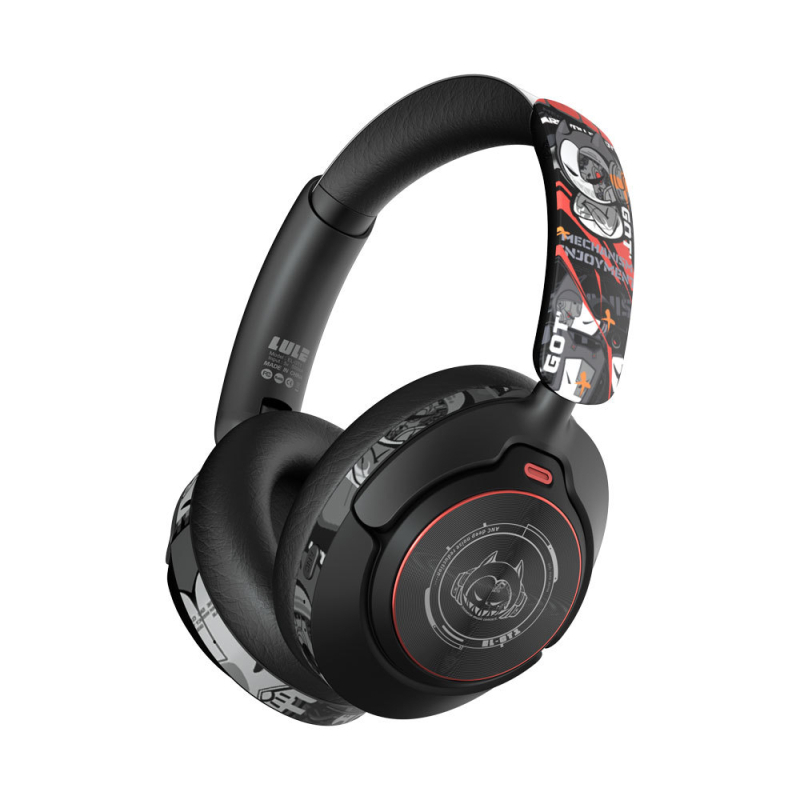 Belaidės žaidimų ausinės su ANC, Bluetooth 5.4, IPX4 atsparumas vandeniui, 8+ val. veikimo laikas, 15 m diapazonas