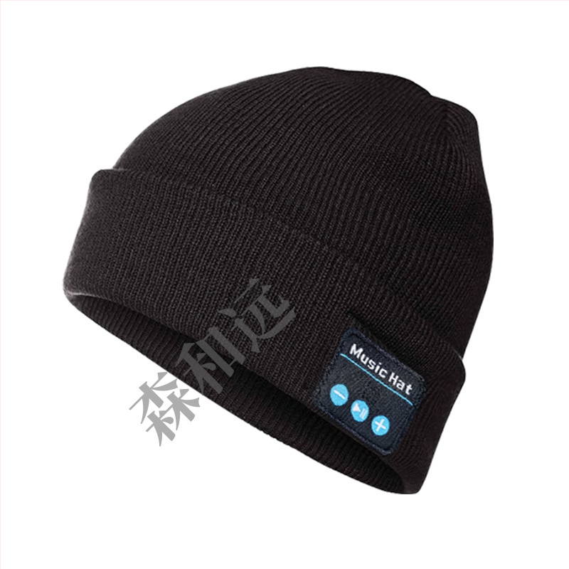 Bluetooth muzikos kepurė su įmontuotais stereo garsiakalbiais ir LED apšvietimu, 15 m diapazonas, Bluetooth 5.4, baterijos veikimo laikas daugiau nei 8 valandos