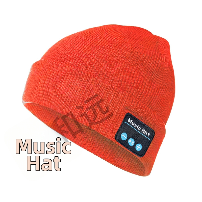 Bluetooth muzikos kepurė su įmontuotais stereo garsiakalbiais ir LED apšvietimu, 15 m diapazonas, Bluetooth 5.4, baterijos veikimo laikas daugiau nei 8 valandos