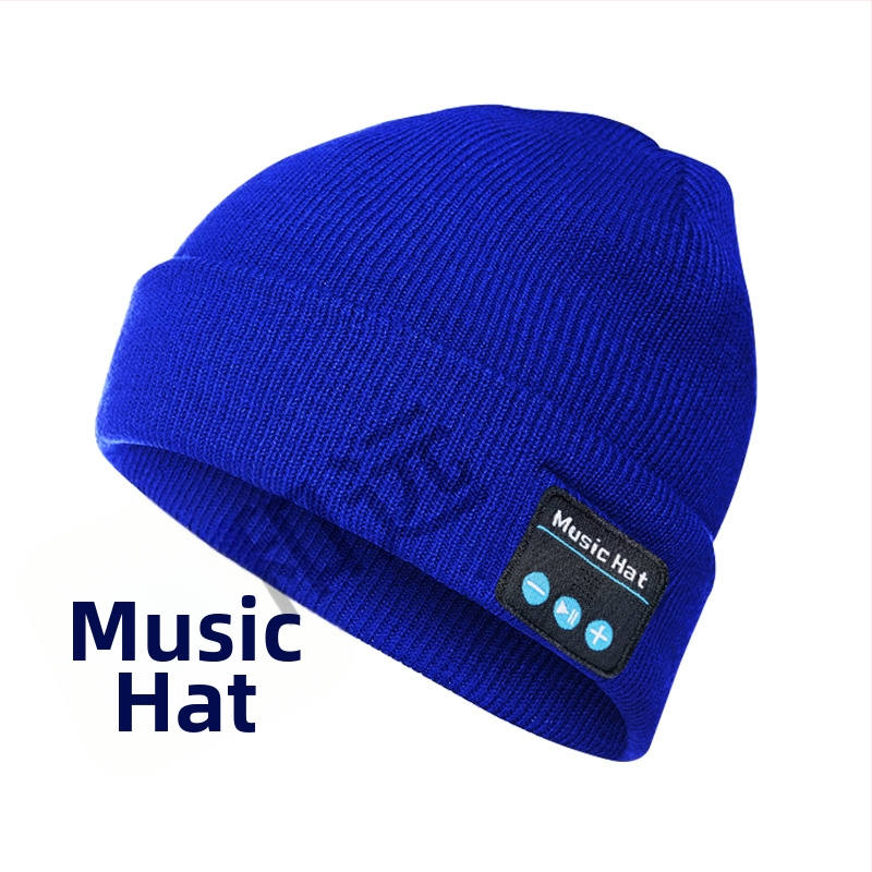 Bluetooth muzikos kepurė su įmontuotais stereo garsiakalbiais ir LED apšvietimu, 15 m diapazonas, Bluetooth 5.4, baterijos veikimo laikas daugiau nei 8 valandos