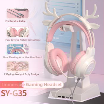 Căști wireless cu iluminare LED, difuzoare de 40 mm, 32 Ω, intervalul de frecvență 20–20000 Hz, sensibilitate 98 dB