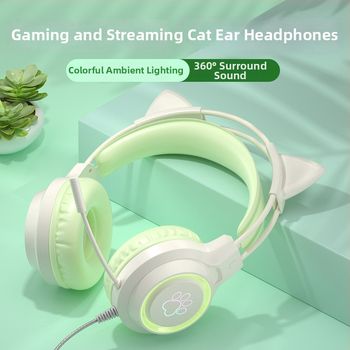 Căști wireless cu iluminare LED, difuzoare de 40 mm, 32 Ω, intervalul de frecvență 20–20000 Hz, sensibilitate 98 dB