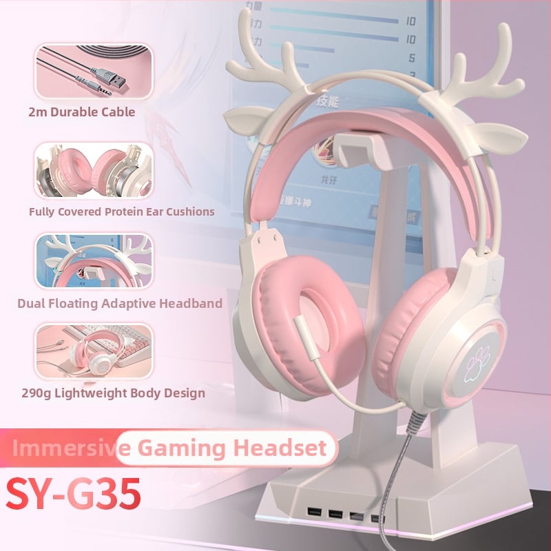 Căști wireless cu iluminare LED, difuzoare de 40 mm, 32 Ω, intervalul de frecvență 20–20000 Hz, sensibilitate 98 dB