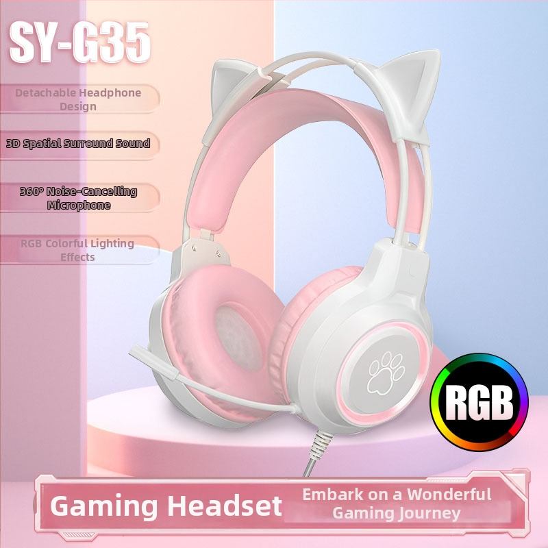 Căști wireless cu iluminare LED, difuzoare de 40 mm, 32 Ω, intervalul de frecvență 20–20000 Hz, sensibilitate 98 dB