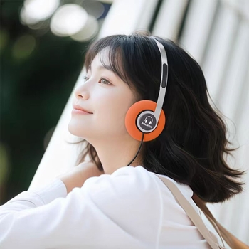 Bluetooth austiņas ar mikrofonu, retro ielu stilā, kompakts un viegls (svars apmēram 55 g)