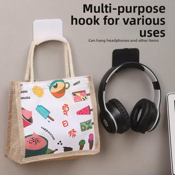 Ausinių laikiklis, universalus dizainas, plastmasinis korpusas (Tipas: Ausinių laikiklis; Medžiaga: Plastikas; Stilius: Universalus)