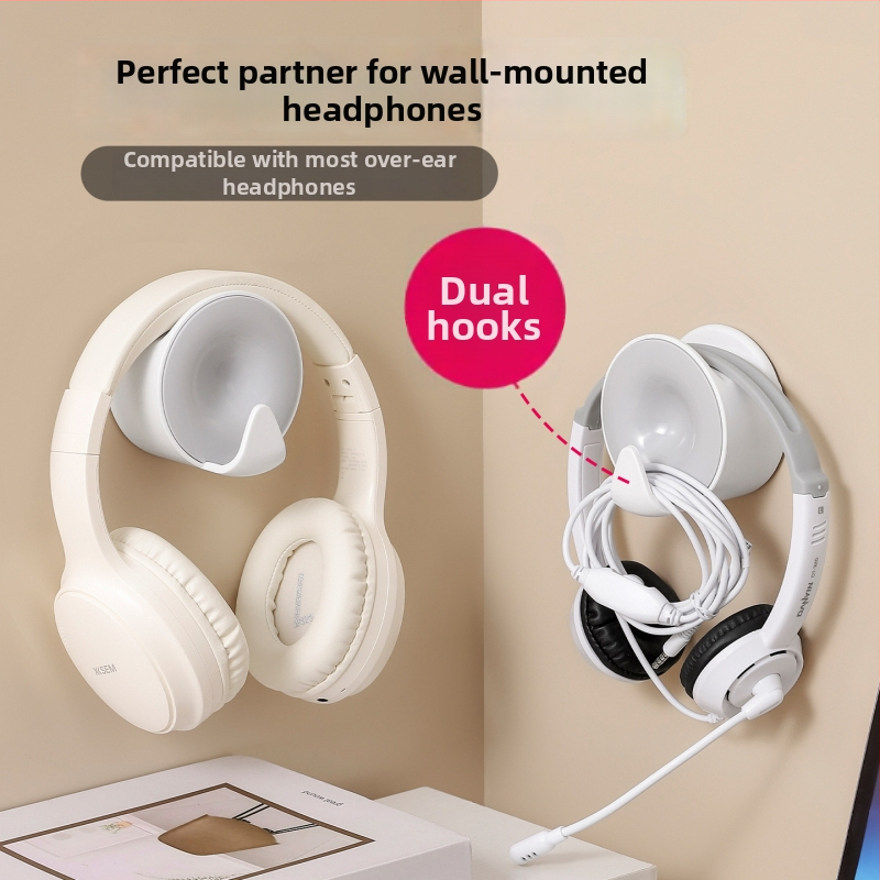 Στήριγμα ακουστικών τοίχου — αποθήκευση ακουστικών τύπου over-ear, μοντέλο Headphone wall mount, βάρος 45 g