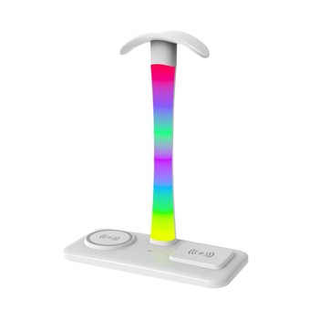 D9 Vezeték nélküli töltőállvány telefonokhoz és fejhallgatókhoz, asztali használat, 1.0 m kábel