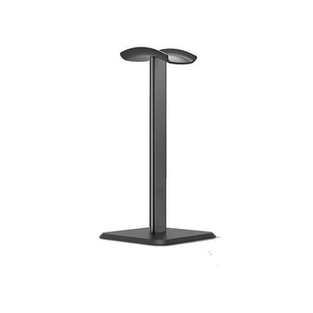 Asztali fejhallgató-tartó, alumíniumötvözet és szilikon kialakítás, modell 01, tárolásra és kiállításra