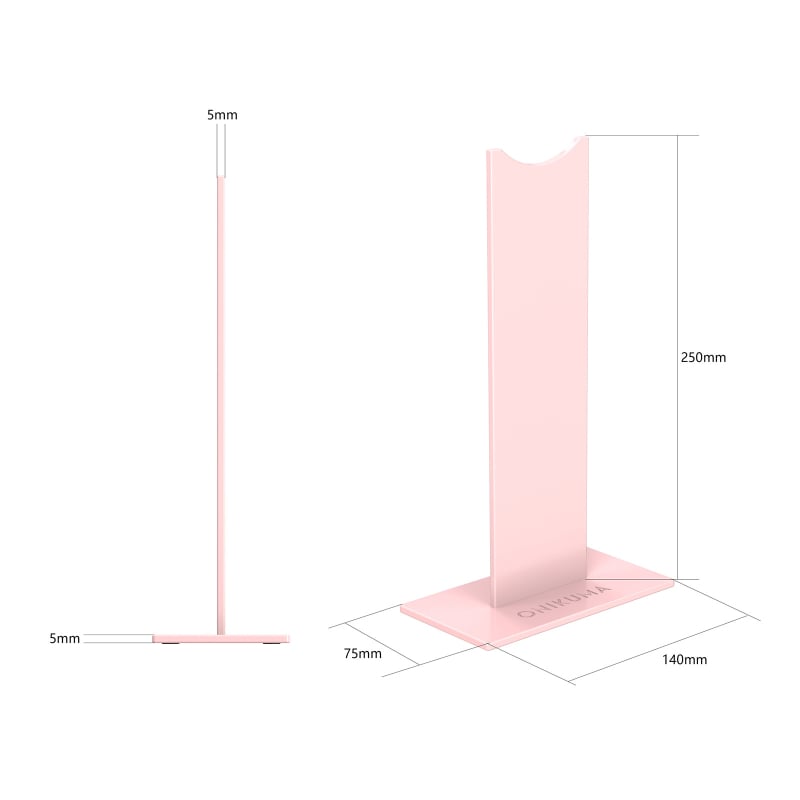 ONIKUMA stolný stojan na slúchadlá s odnímateľným vešiakom pre počítač — Hmotnosť 100