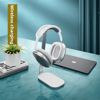 Držiak na slúchadlá X3 — hliníkové zliatiny + silikónový gél, bezdrôtové nabíjanie, kompatibilný s AirPods Max, Sony, Beats