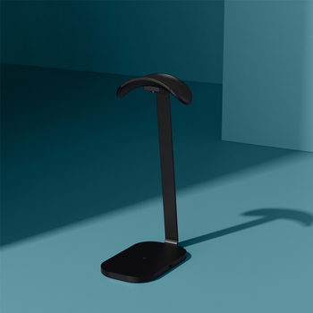 Headset tartó X3 — alumínium ötvözet + szilikagél, vezeték nélküli töltés, kompatibil AirPods Max, Sony, Beats