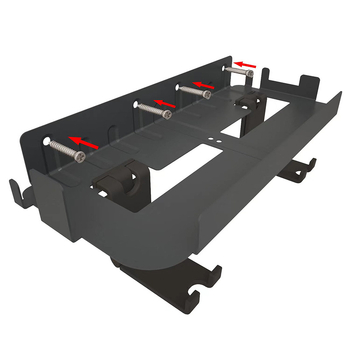 PS5 Suport de perete pentru PS5 Pro/Slim/PS5 – Metal+ABS, 455 g; Spațiu de depozitare pentru controlere, ochelari VR și căști