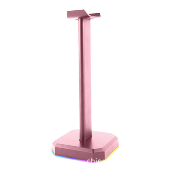 Stalak za slušalice za stolno računalo HUB2.0 s RGB rasvjetom | Aluminij‑magnezijev spoj + silikon podloga | Model S1 | Dimenzije 105×105×261 mm | Duljina kabela 1,5 m