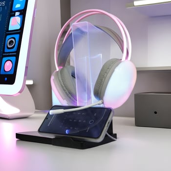 GM-01 stoni nosač za slušalice s RGB 7 boja osvjetljenjem, težina 245 g, lansiran 2023