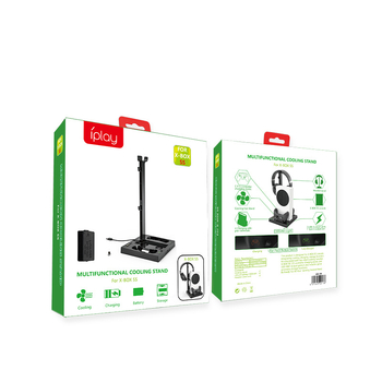 ipega bază de răcire multifuncțională X Series S pentru Xbox Series S, cu suport pentru căști și stație de încărcare pentru baterii/controlere duale