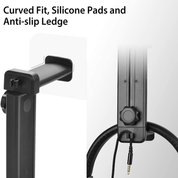 BO-320 stolni nosač za slušalice, aluminijska legura, 360° rotacija, težina 326 g