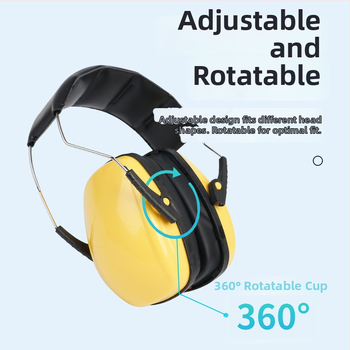 Protecții pentru urechi cu carcasă ABS, reducere zgomot 30 dB, căptușeală interioară din material cu densitate înaltă pentru medii zgomotoase