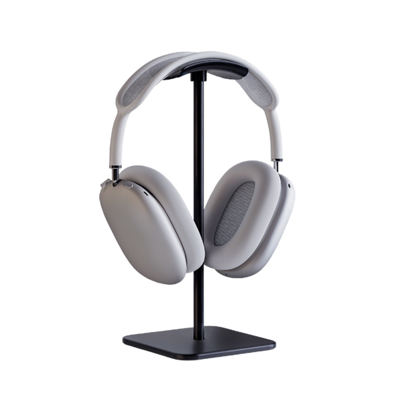 Stalak za slušalice za stolno korištenje, aluminijska legura + silikon, model D6 s mekanom podrškom za glavu, 242 g