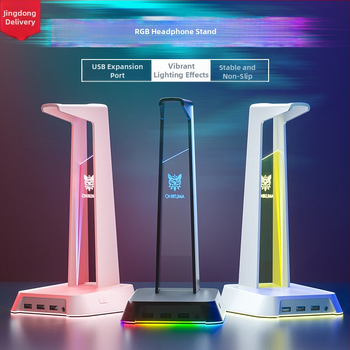 ONIKUMA ST-2 USB stolný držák na slúchadlá s LED osvetlením
