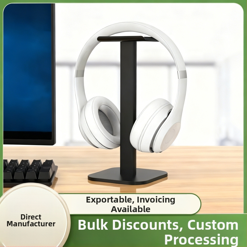 Stojan na slúchadlá Bluetooth na stol, model Z-13 — hliníková zliatina + silikón, vhodný pre stolné použitie, s odnímateľným skladovacím rámom a 1-ročnou zárukou