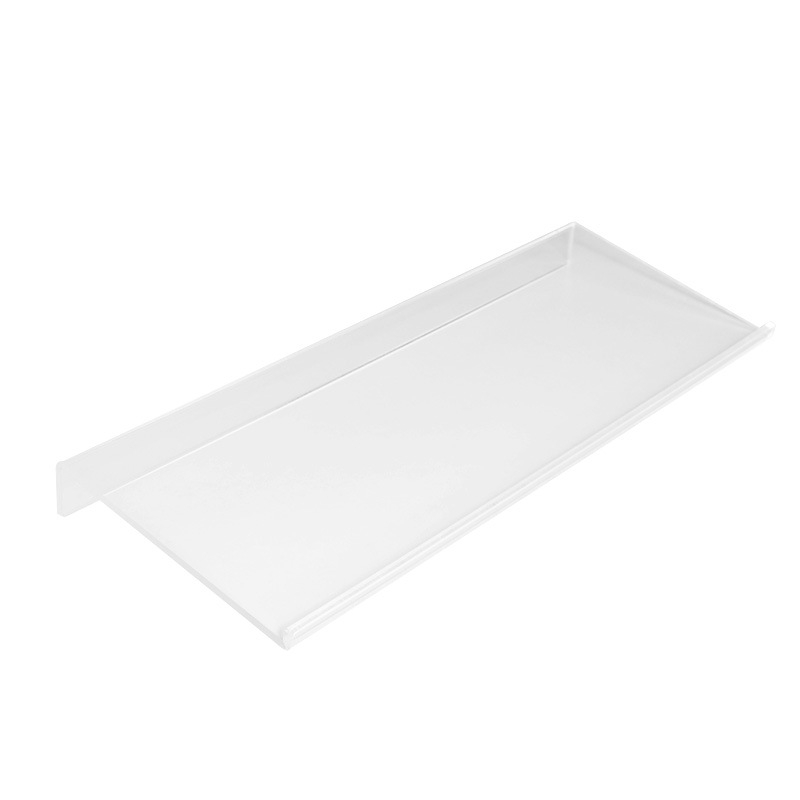 Tastatūras pacēlāja turētājs — caurspīdīgs akrila piespraudītais turētājs darbvirsmas datoram ar noliekamu plāksni