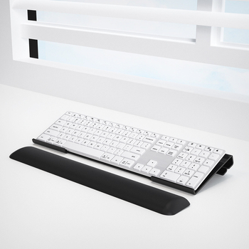 Darbo stalo klaviatūros laikiklis, ergonomiškas Z formos, pakilęs pasvirimas (Universalus suderinamumas, neslidus, modelis 240208)