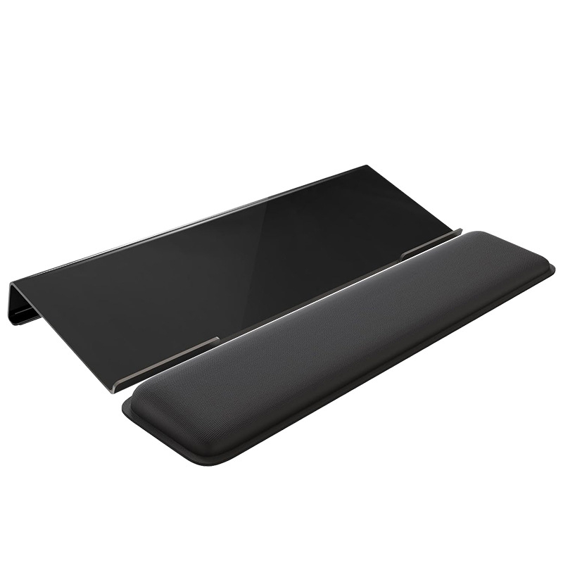 Ergonomiska tastatūras statīva priekš darba ar datoru, Z formas pacēlāja tastatūras turētājs, modelis 240208, saderīgs ar lielāko daļu tastatūru, birojam