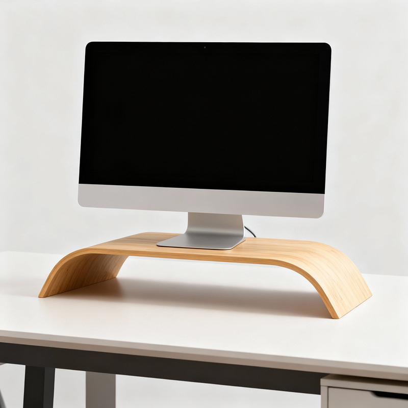 Dingxin Stalak za monitor s pohranom tipkovnice, podignuto radno mjesto, bez instalacije, 1 razina, 2024