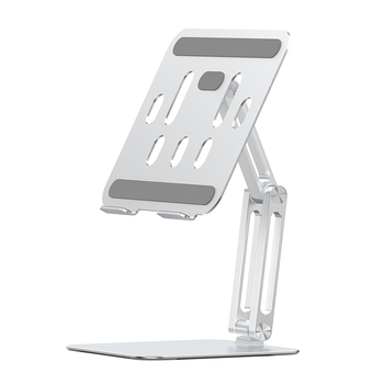 Βάση για φορητό υπολογιστή – Πτυσσόμενος σκελετός από κράμα αλουμινίου και ανθρακούχος χάλυβας, μαξιλαράκια σιλικόνης, ρυθμιζόμενο ύψος, Μοντέλο: Computer Bracket, Βάρος: 1,36 kg