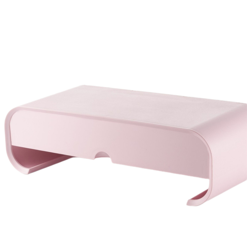 Suport monitor cu sertar și suport pentru tastatură pentru montare pe birou (Material: PP; Multifuncțional; Instalație pe birou; 1 nivel; Organizare birou)