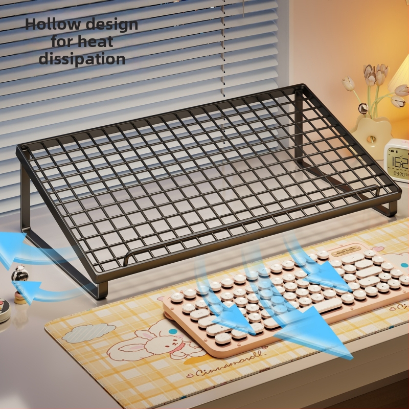 Laudadele mõeldud arvuti alus, kokkukäiv kõrguse reguleeritav ekraanitõstja ja klaviatuurialus