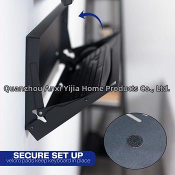 Sieninis laikiklis klaviatūrai ir sulankstoma rašymo plokštelė – universalus modelis, 1,5 m kabelis, svoris 3000 g