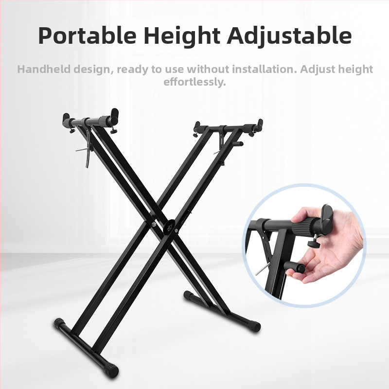 Stojan na elektronický organ, kovový, model Disassembling portable piano gear, Haoze