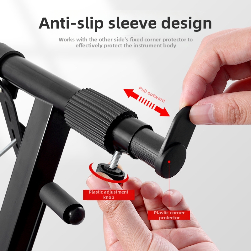 Stojan na elektronický organ, kovový, model Disassembling portable piano gear, Haoze