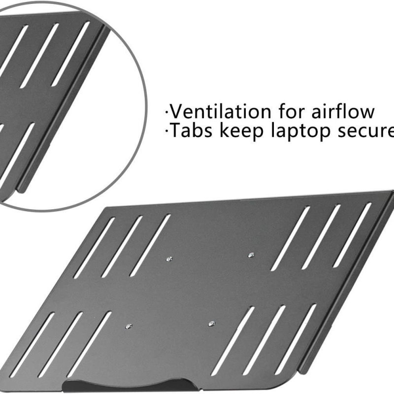 Kaixinda TP-002 Laptop/Desktop Cantilever tanjur za VESA montažu, od hladno valjanog čelika, cca 850 g