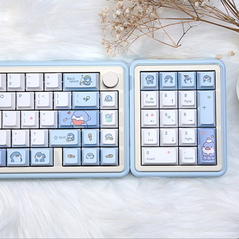 Mehāniska tastatūras taustiņa vāciņš: Blood Shark Original, Plastmasas, Saderīgs ar 68/75/71/87/98/104, 1 gadu garantija