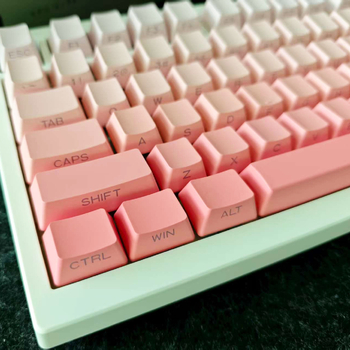 Taoyao capace de taste gravate lateral gradient translucide, set complet de 133 taste, ABS material, compatibile cu tastaturi 68/75/87/98/108, garanție de 1 an