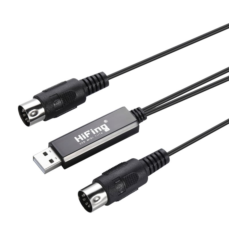 HiFing HF-MIDI cablu USB-MIDI pentru pian digital și tobe electronice