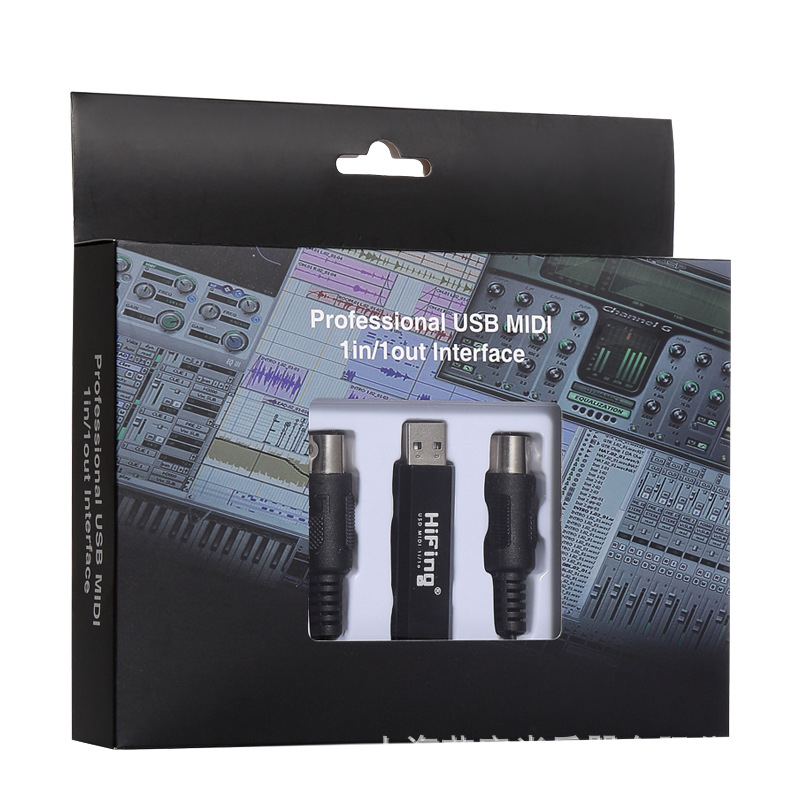 HiFing HF-MIDI cablu USB-MIDI pentru pian digital și tobe electronice