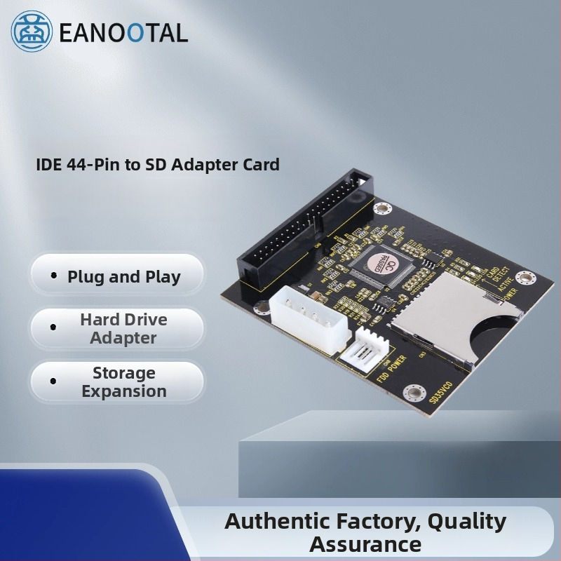 SD do IDE40P adaptér karta, IDE40P rozhranie, 4-pin napájanie, prenos 300 MB/s, model STK1