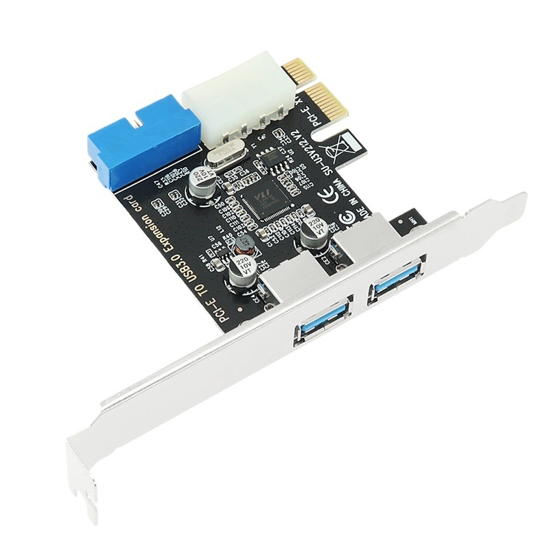 Kovo GNE244 USB 3.0 PCIe адаптер карта с преден 20-пинов USB конектор, VL805 контролер