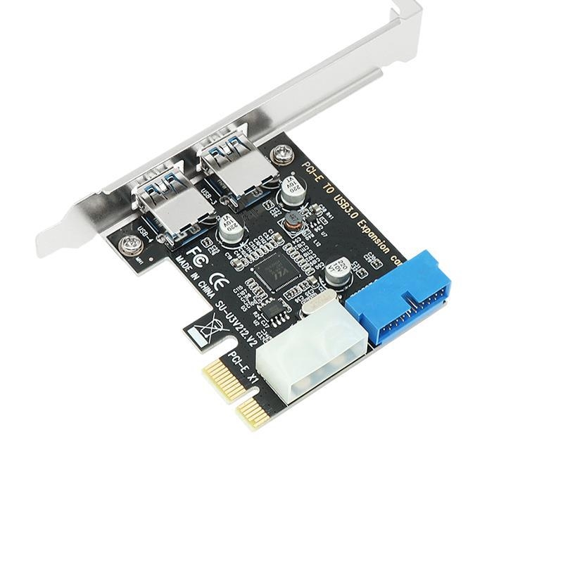 Kovo GNE244 USB 3.0 PCIe адаптер карта с преден 20-пинов USB конектор, VL805 контролер