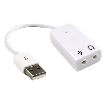 USB външна звукова карта, 7.1-канален, модел JYDZ003, USB 2.0, чип 4188