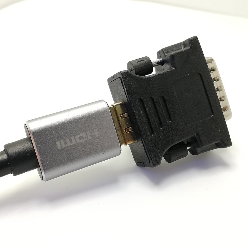 DMS59 na HDMI/DVI/VGA adapter kartica za grafičku, model E0505, HDMI sučelje, bakreno jezgro, brzina prijenosa 1000 Mbps