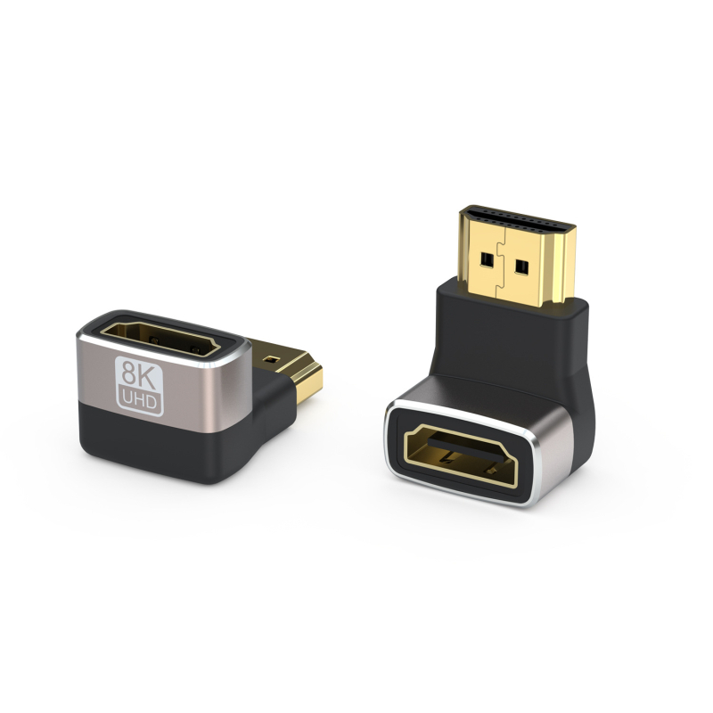 HDMI αντάπτορας 8K με γωνία 90° αρσενικό προς θηλυκό