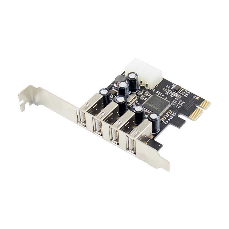 Sunweit SE-U29990B-4U PCIe x1 USB 2.0 četverportna kartica za proširenje ASIX MCS9990 bez upravljačkog programa