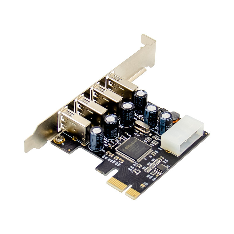 Sunweit SE-U29990B-4U PCIe x1 USB 2.0 četverportna kartica za proširenje ASIX MCS9990 bez upravljačkog programa