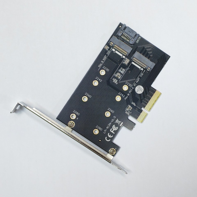 HXAD EZ20159 adaptor SSD M.2 NGFF PCIe x4, chei B&M, Plug‑and‑Play, nucleu din cupru