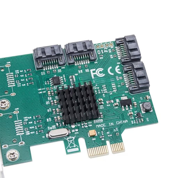 PCIe x1 към 4-портова SATA 3.0 разширителна карта